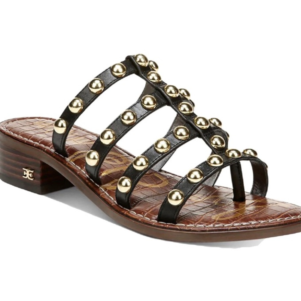 Leather Studded Sandals Size 6.5